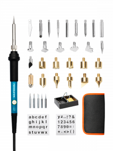 Набор для выжигания по дереву 36 в 1 с подставкой Помощник PM-INP28